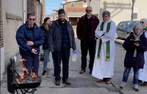 Praise Report: Burning the Mortgage at Church of the Savior Photo